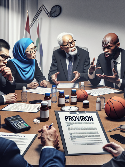 Regulation of proviron use in professional athletes