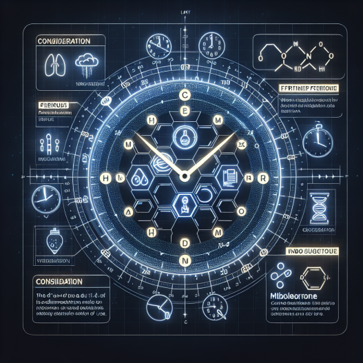 Time of day considerations for mibolerone