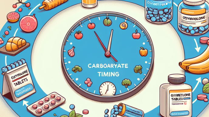 Carbohydrate timing and oxymetholone compresse