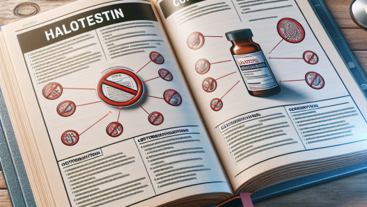 Contraindications of halotestin