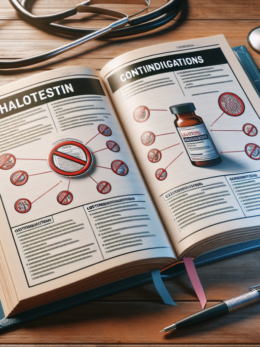 Contraindications of halotestin