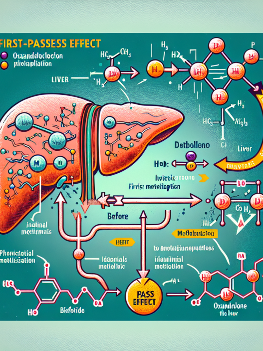 Hepatic metabolism of oxandrolone: first-pass effect