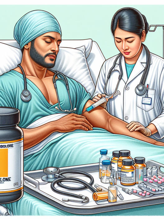 Post-surgical use of methyltrenbolone