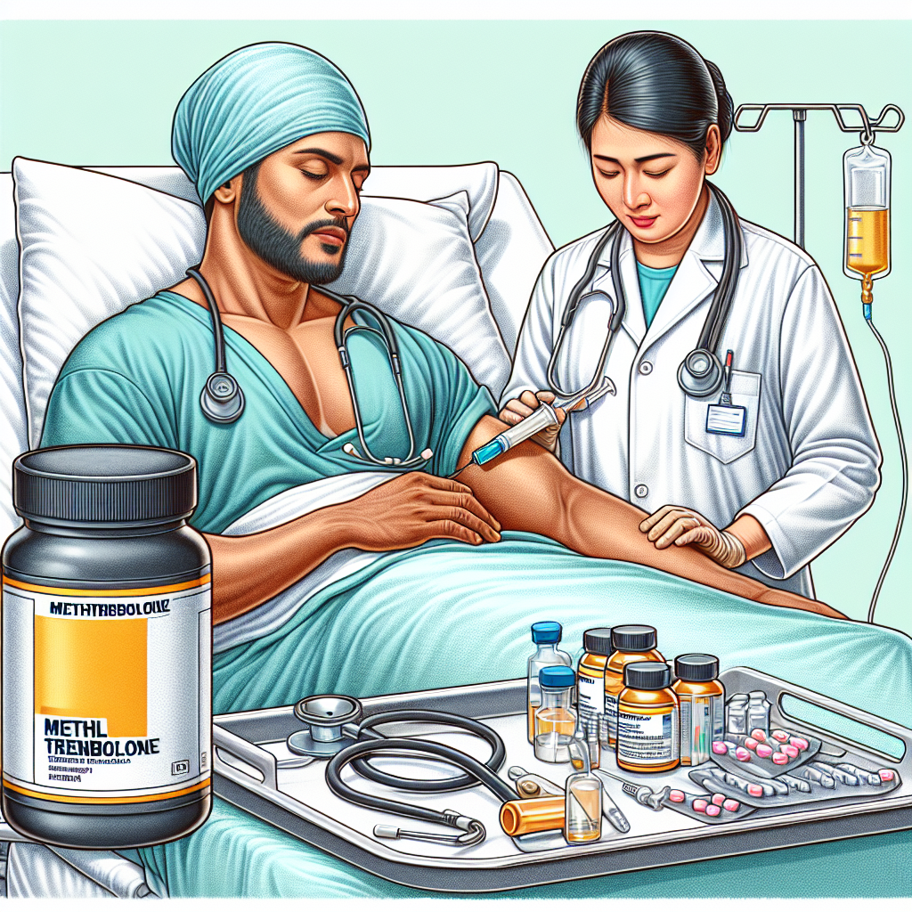 Post-surgical use of methyltrenbolone